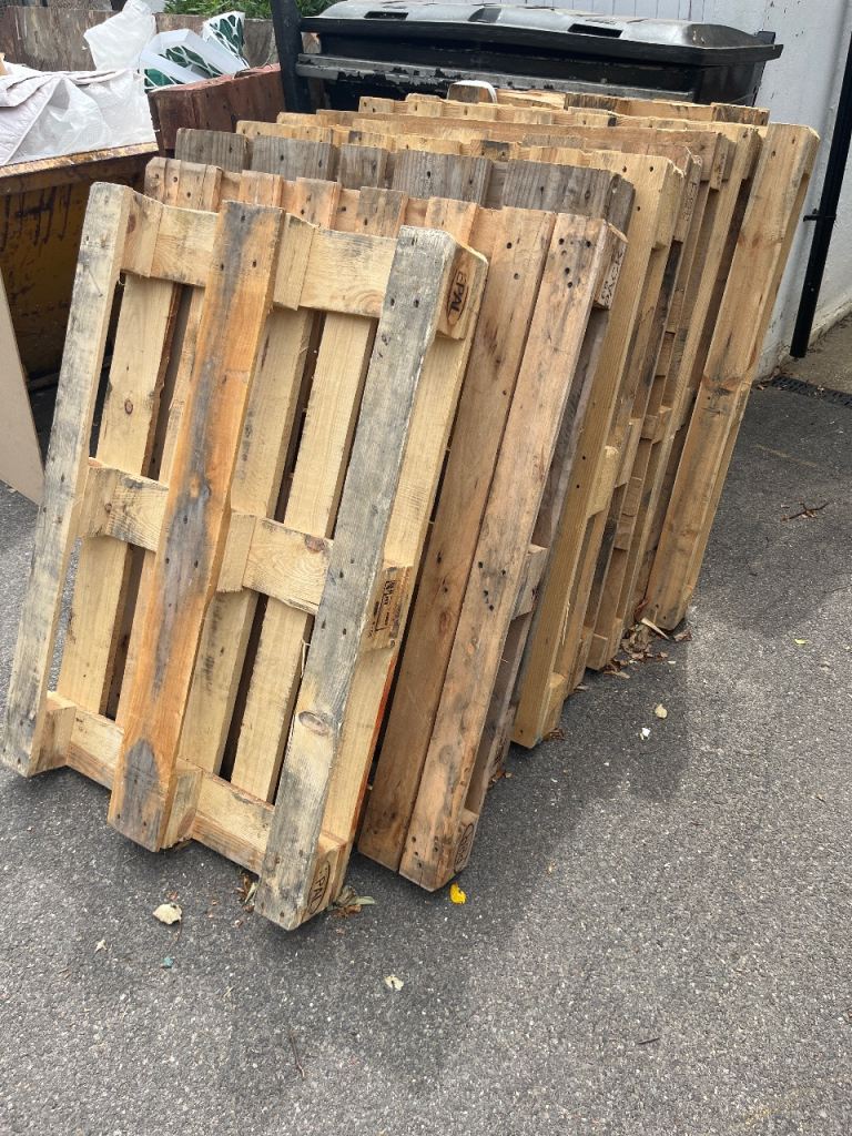 Used Wooden Pallets - Good for Projects or Storage