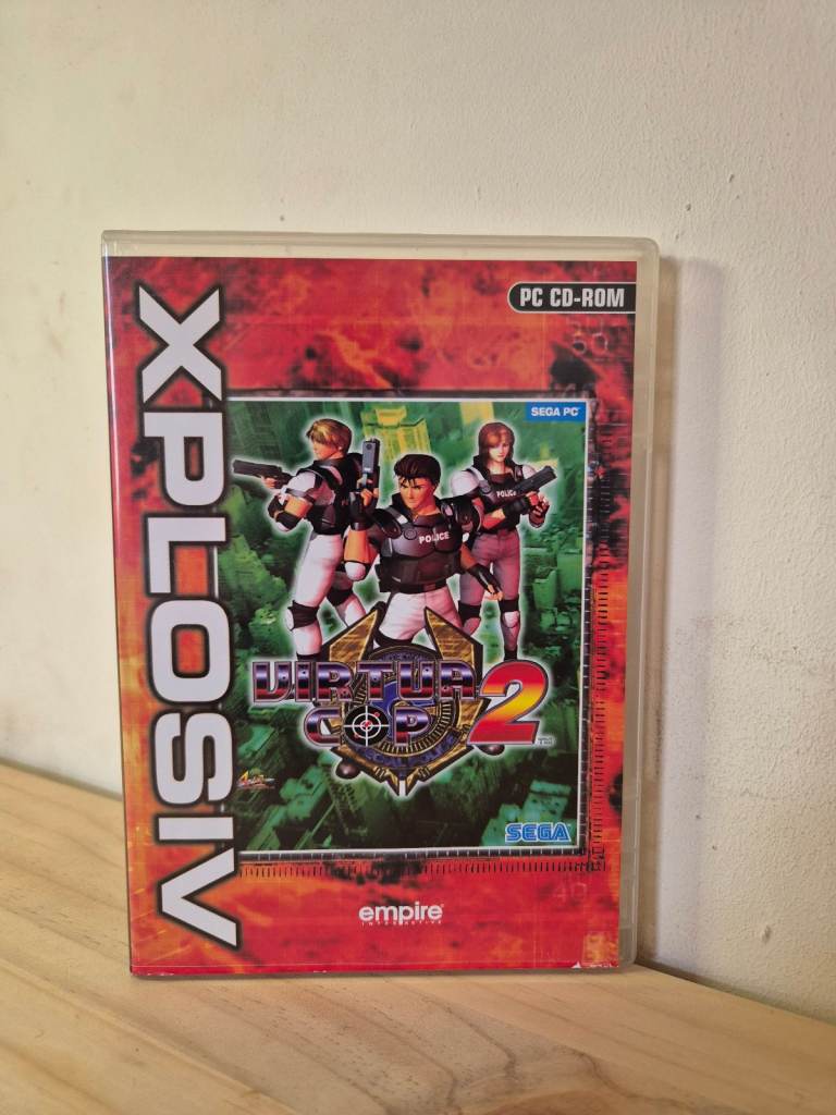 Virtua Cop 2 Xplosiv Sega PC Game – Good Disc, Original Box, No Insert