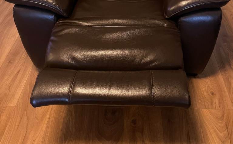 Leather recliner armchair  Barker & Stonehouse 