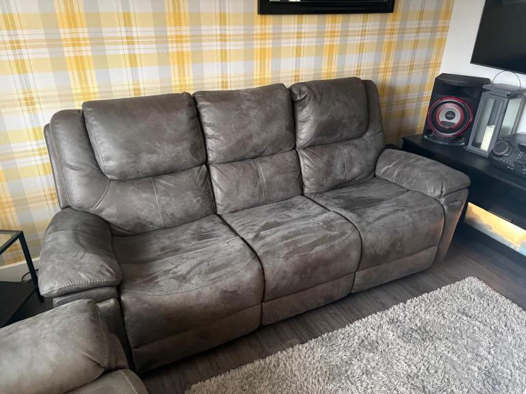 1 and 3 seater sofa 