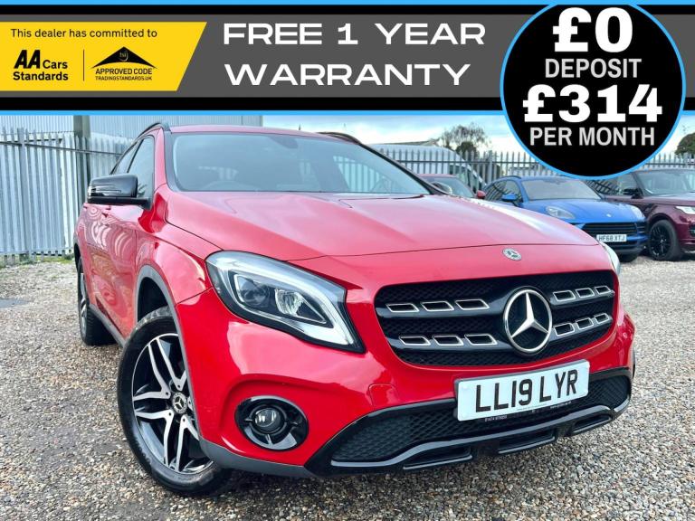MERCEDES-BENZ GLA CLASS 1.6 GLA180 Urban Edition SUV 5dr Petrol 7G-DCT Euro 6