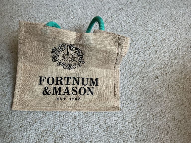 Fortnum & Mason Jute Bag - new with tags
