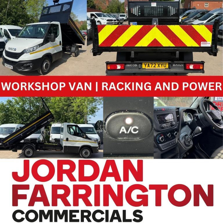 2023 IVECO DAILY RWD SRW SINGLE CAB STEEL BODY TIPPER WITH AIR-CON + CRUISE
