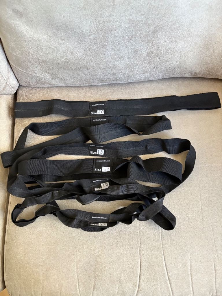 Cymbomute x 6 cymbal dampers