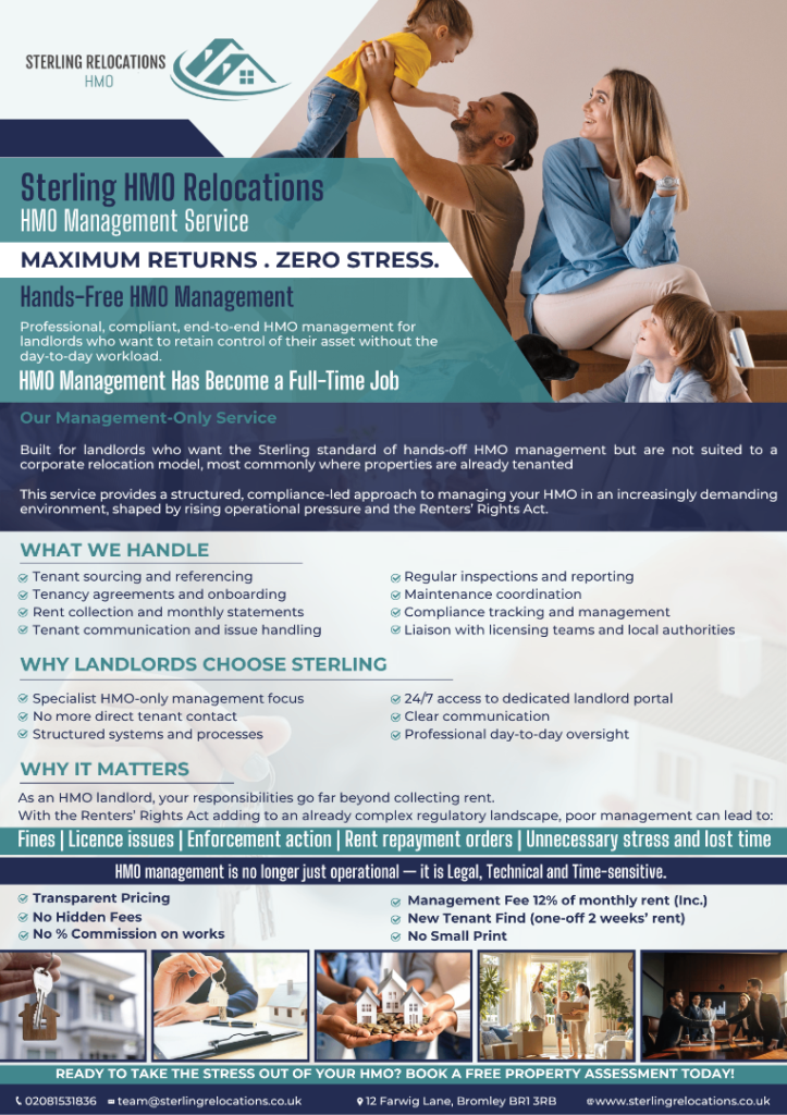 HMO Specialist Management - Renters Rights Act Ready!