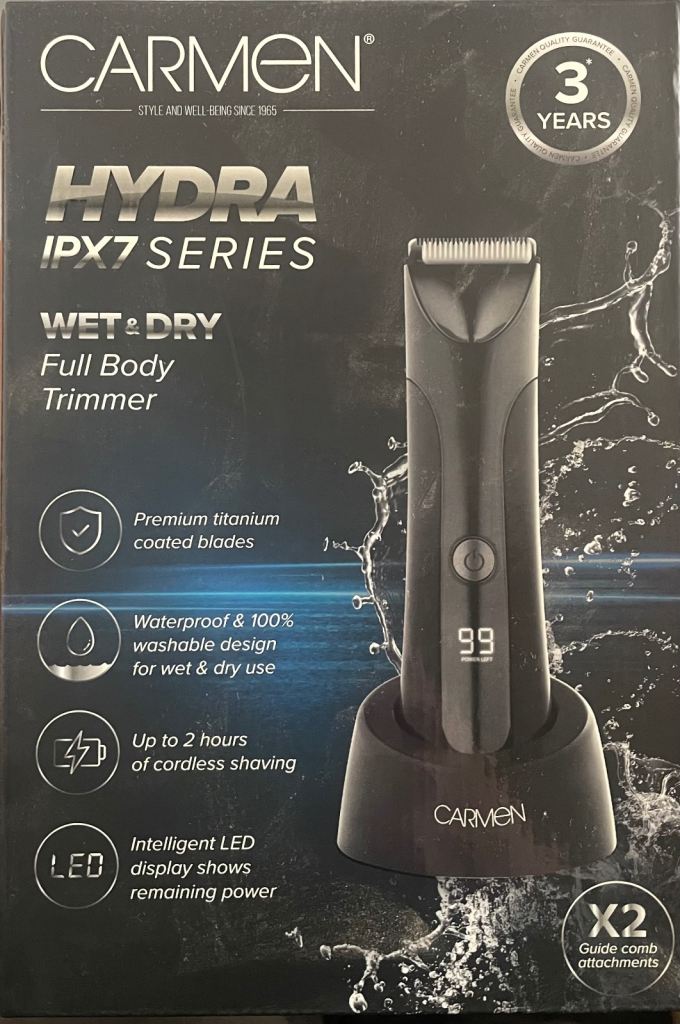Carmen Hydra IPX7 Series Wet & Dry Full Body Trimmer