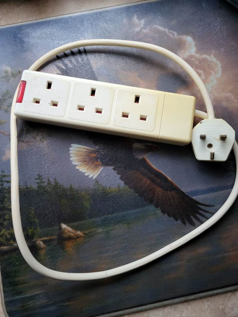 3 Gang Extension Lead 95cm Cable