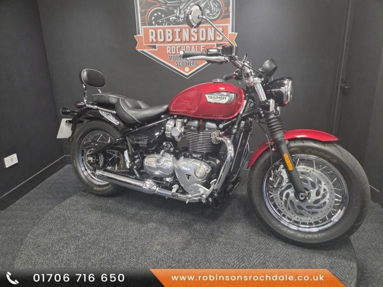 2018 68 reg Triumph Speedmaster 1200, Nice extras inc Vance and Hines.