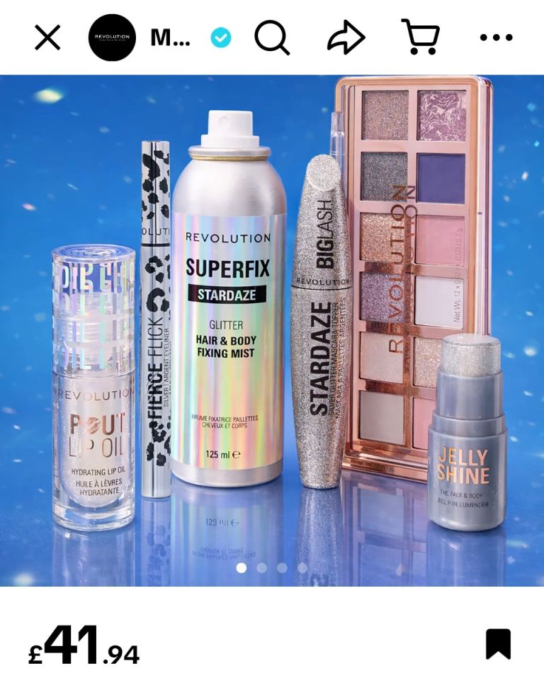 Makeup Revolution- shimmer bundle
