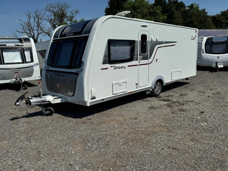 2016 ELDDIS AFFINTY 554 4 BERTH FIXED ISLAND BED END WASHROOM MOTOR MOVER 