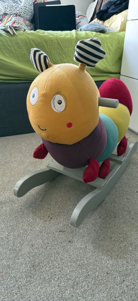 Mama’s and papas toddler plush caterpillar rocker LP