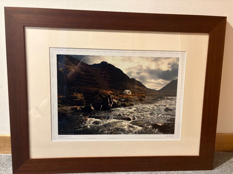Framed photo print of Lagangarbh Glencoe