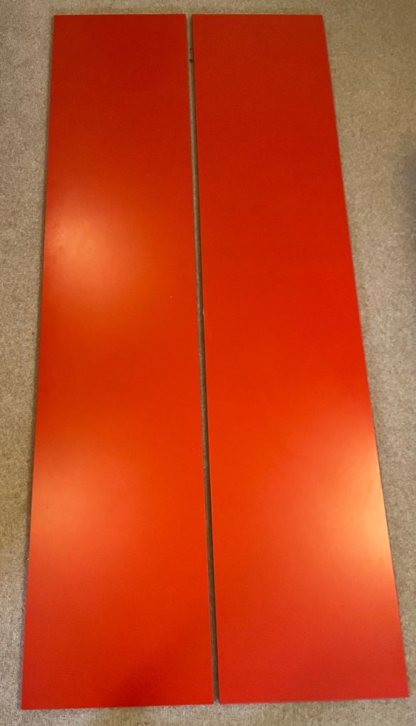 IKEA PAX wardrobe doors (Red)