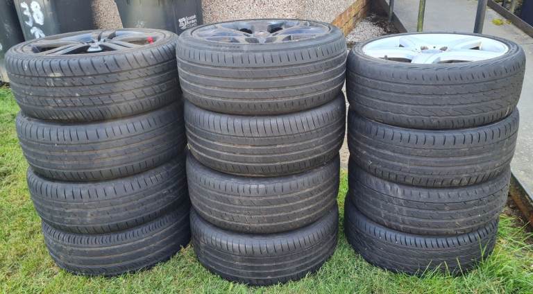 3x sets of 18 inch Alloy wheels/ seat leon cupra fr sports seats x2