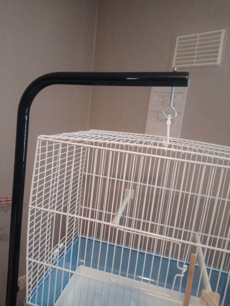 Bird cage with stand 