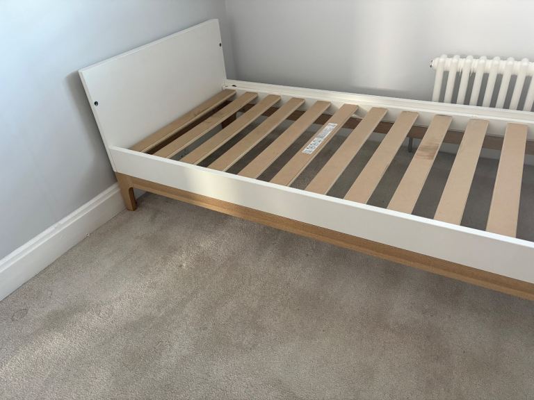 Mamas and Papas baby/toddler bedroom furniture set (cotbed, drawers and wardrobe)