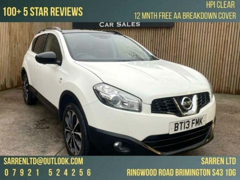 2013 Nissan Qashqai 1.6 360 2WD Euro 5 5dr HATCHBACK Petrol Manual