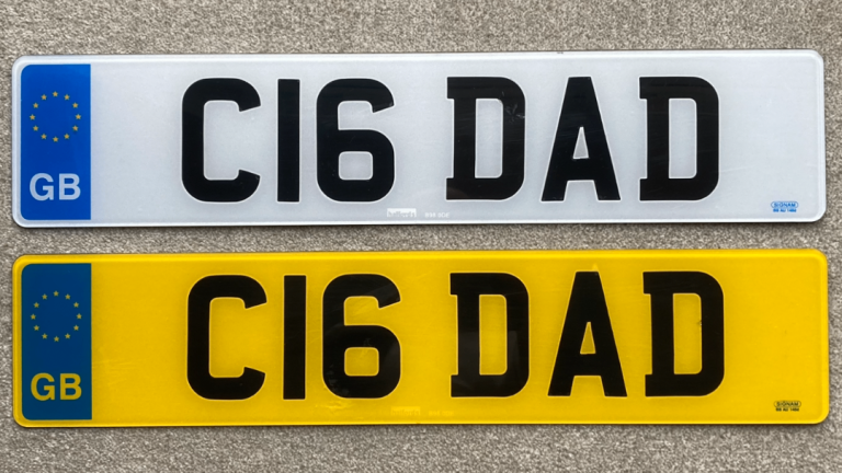 Dad Christmas Present Dad Father Daddy Private Number Plate Registration Reg Cherished Personalised