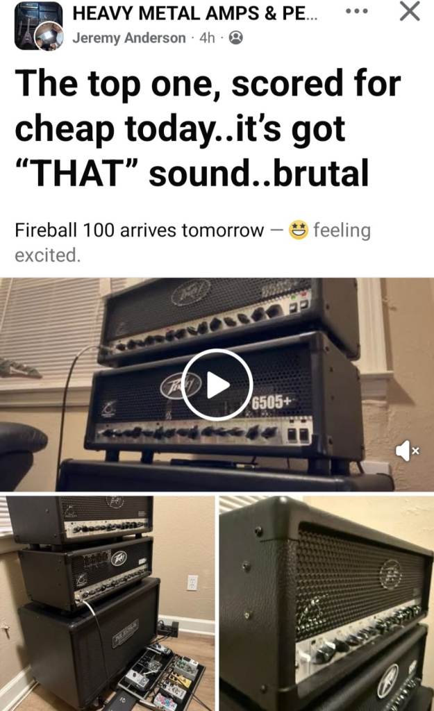 Peavey 6505+ AMP same as the 5150 Eddie Van Halen swap fender or Gibson guitarcash your way 