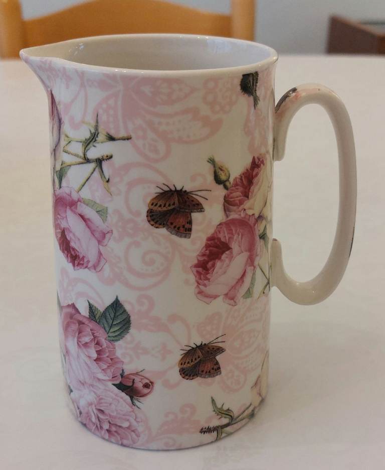 Heron Cross Pottery Jug 