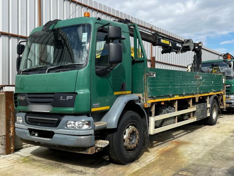 2013 DAF LF DROPSIDE WITH ATLAS 104.3E CRANE