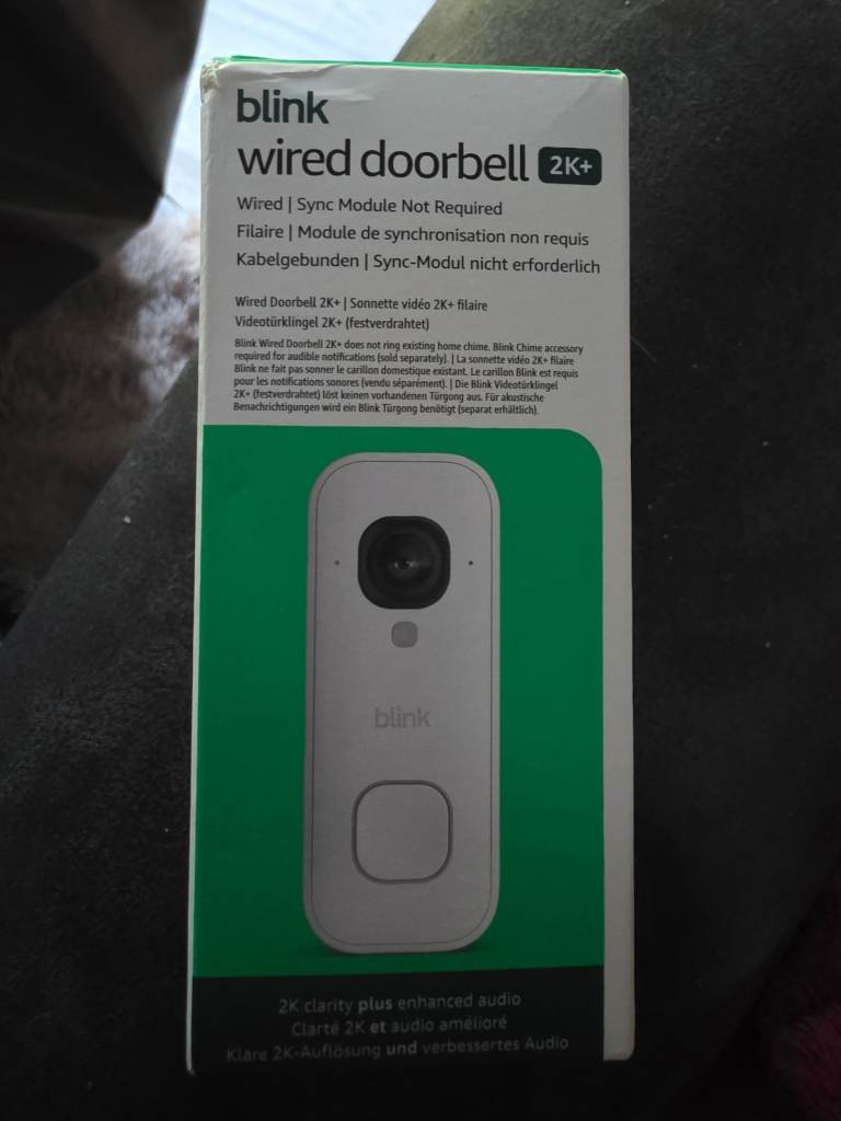 Brand new blink wired doorbell 2k+