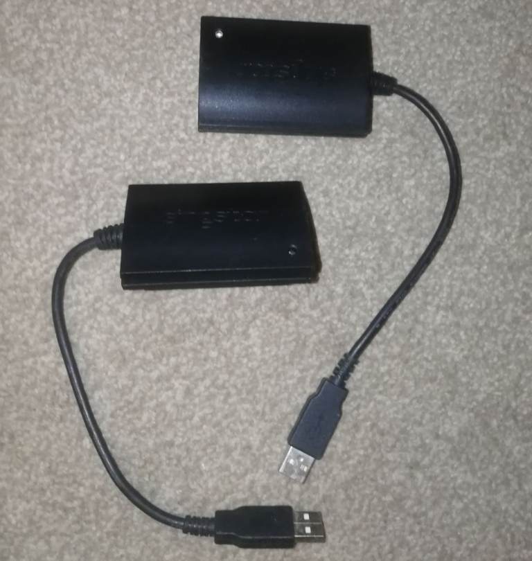 2 x Sony Playstation 2 Singstar SCEH-0001 Microphone Interface Adaptor Untested