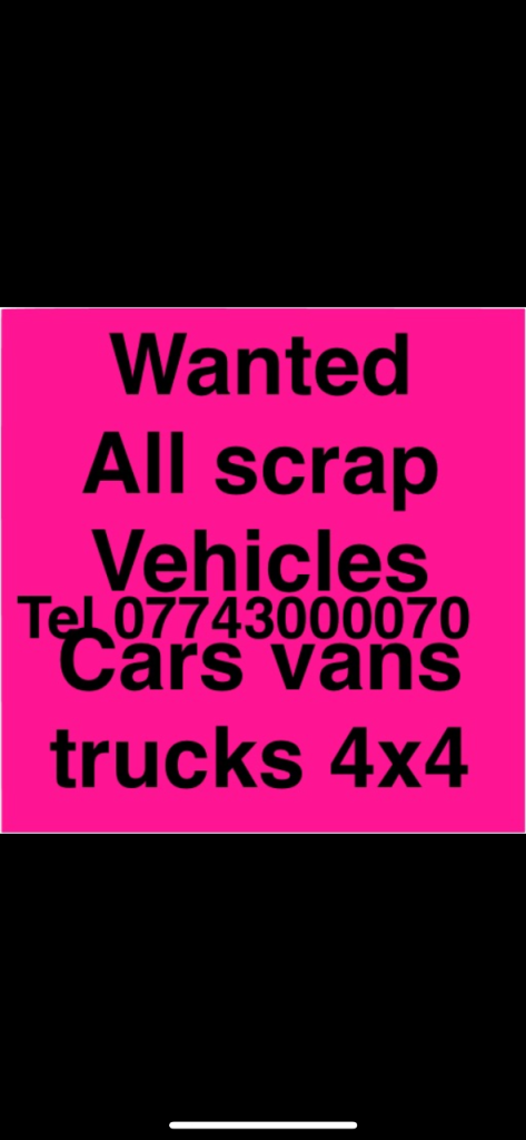 Huddersfield scrap vehicle buyer 