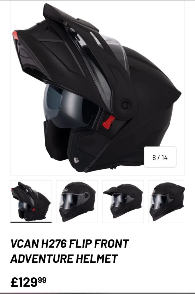 Vcan H276 Flip Front Helmet 