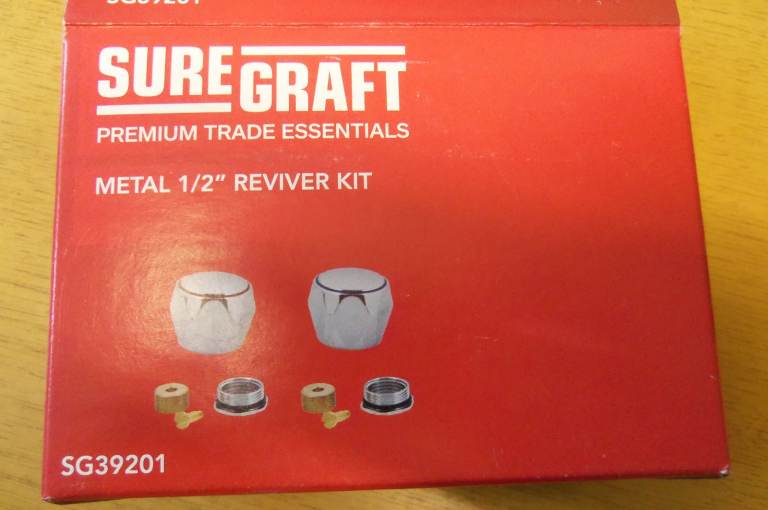 SINK TAPS TOP REPLACEMENT KIT METRIC AND IMPERIAL COMPLETE KIT with instructions