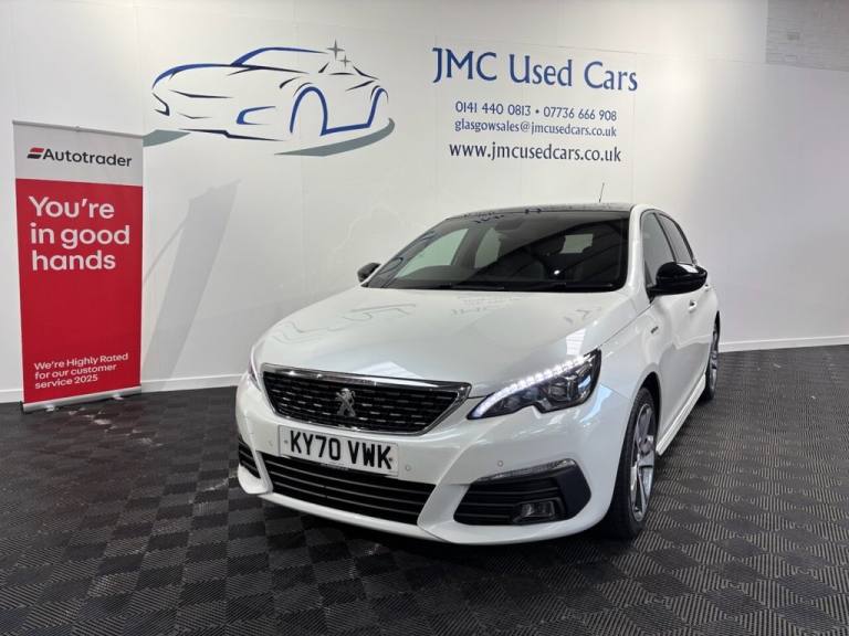 2020 Peugeot 308 1.2 PureTech 130 GT Line 5dr HATCHBACK PETROL Manual