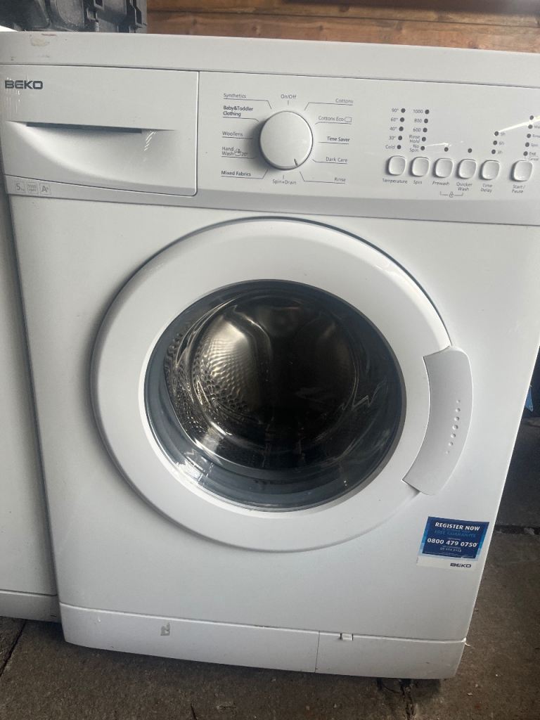 Beko Washing Machine - White, Good Condition