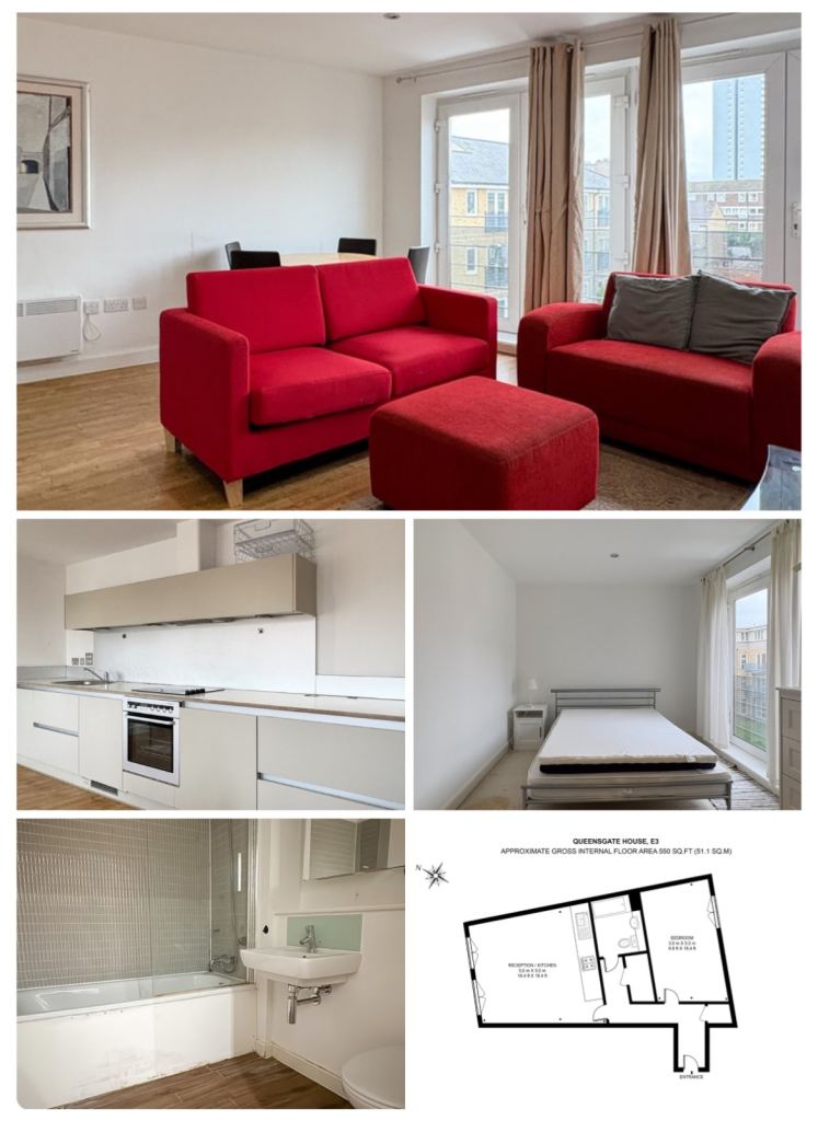 One Bed Property, Bow