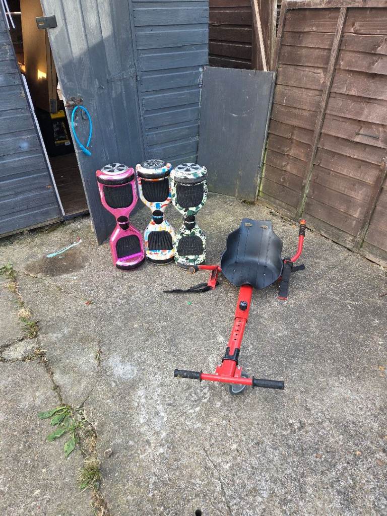 3x segways and go kart 