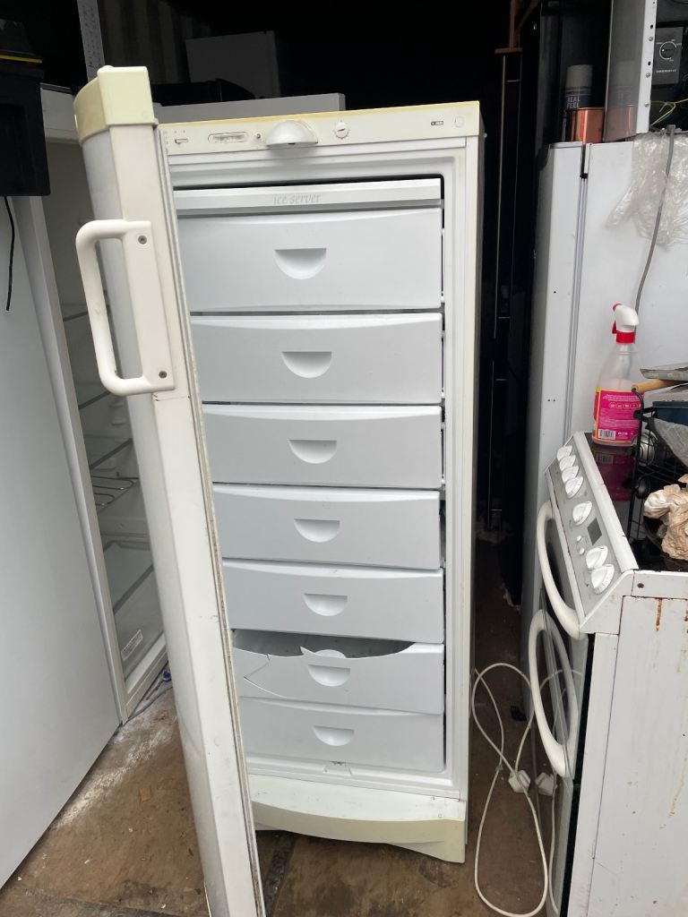 Upright freezer used condition perfectly working free delivery 155h 60w 60d 