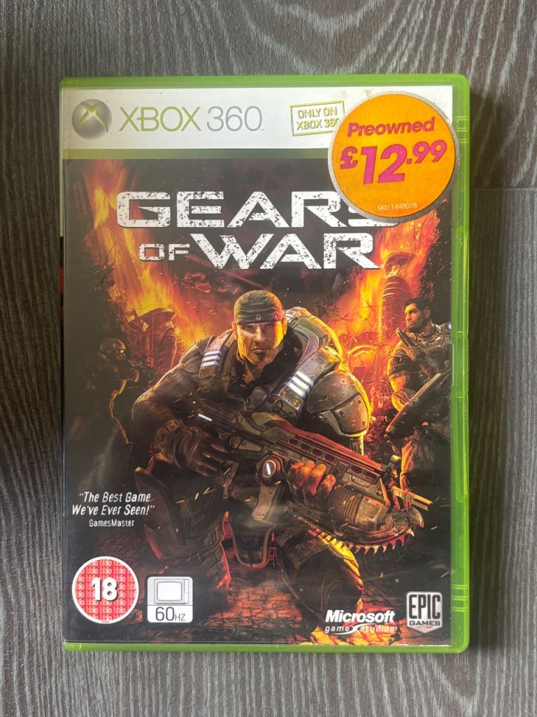 Xbox 360 Gears of War Game – Good Condition