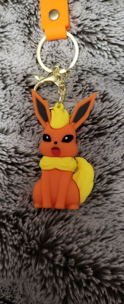 Pokemon Flareon Figure Keychain