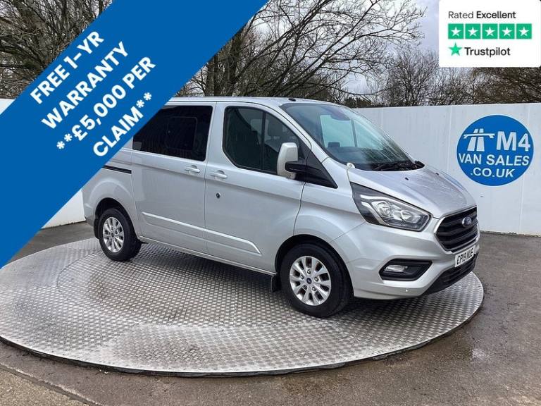 2019 Ford Transit Custom 300 EcoBlue Limited SWB Crewcab A/C Euro 6 Combi Van Diesel Manual