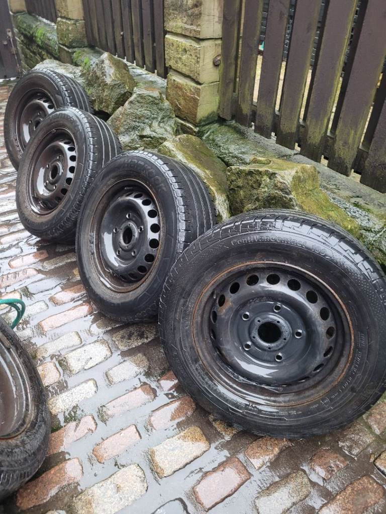 4x modern ford transit 16inch wheels with good tyres