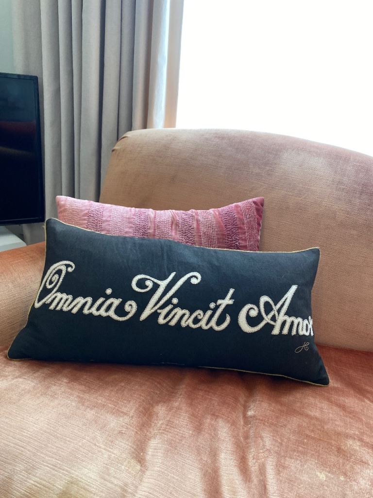 Jan Constantine linen cushion