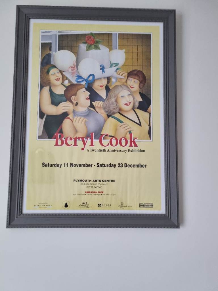 Beryl Cook exhibition poster (very rare)