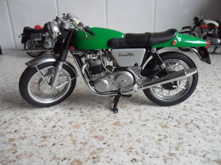 Norton Green Metal Motorbike 