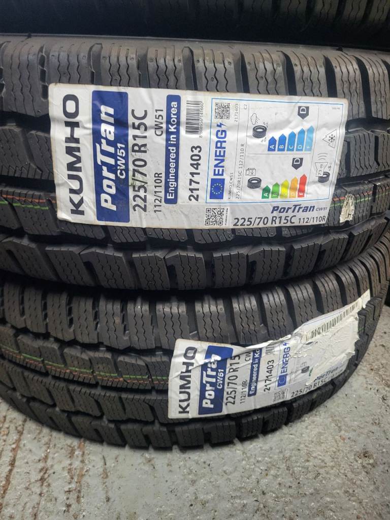225 70 15c Kumho tyre