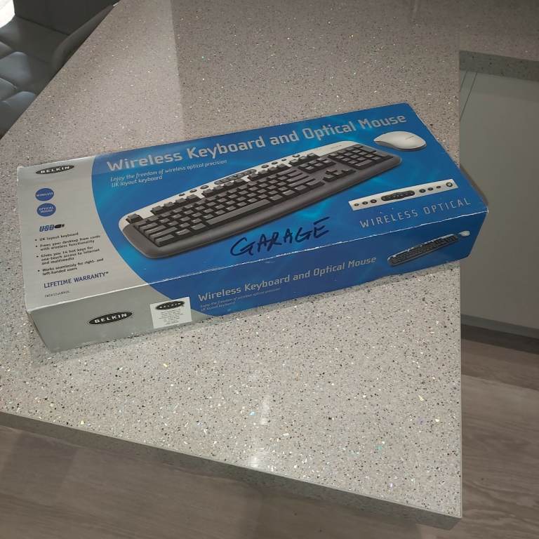 Belkin Wireless Keyboard and Optical Mouse