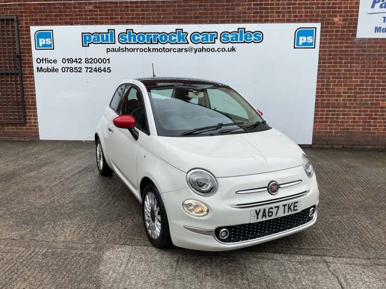 2017 Fiat 500 1.2 LOUNGE 3DR Manual Hatchback Petrol Manual
