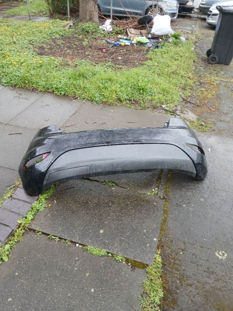 Ford Fiesta Mk7 Rear bumper in black 