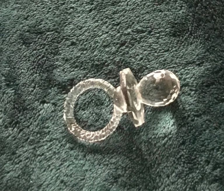 Crystal Miniture (Baby Dummy) Westminster Crystal Collection Hand-Made