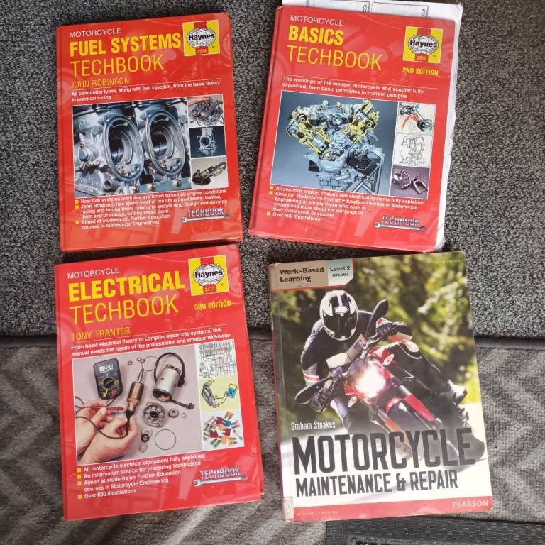 Motorcycle maintenance books