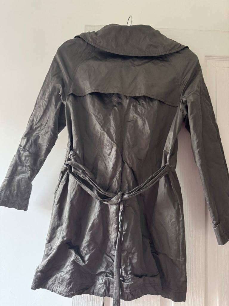 M&S Autograph raincoat grey colour size 10