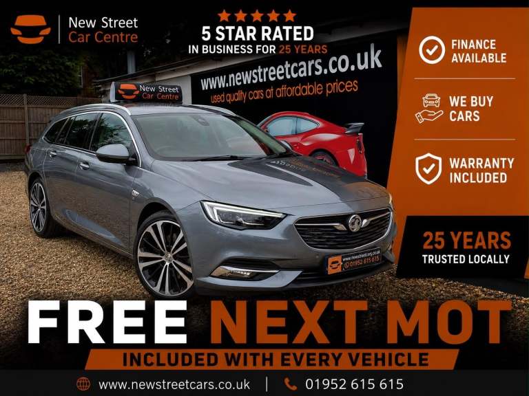 2018 Vauxhall Insignia 2.0 Turbo D BlueInjection Elite Nav Sports Tourer Auto Euro 6 (s/s) 5dr ES...